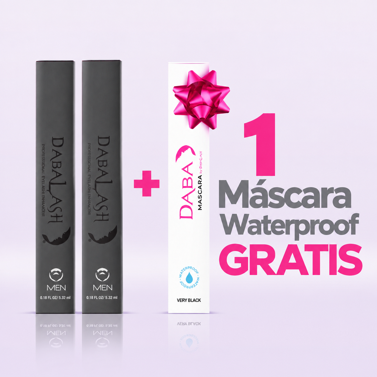 2 Dabalash Men +1 Máscara Waterproof GRATIS